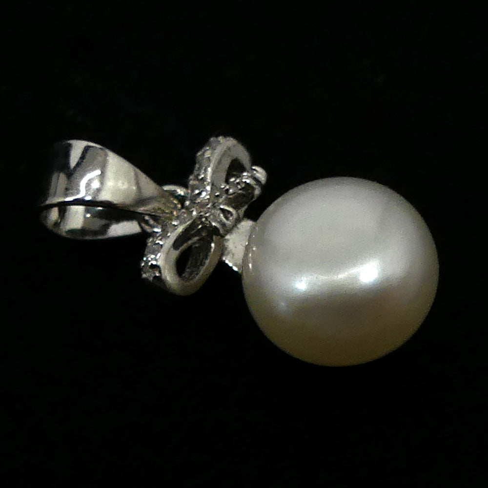 Pendentif - Argent Sterling avec Perle d'eau douce (1 pce)
