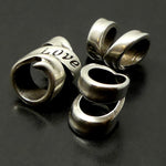 Perle à Glisser - Ruban Love en métal