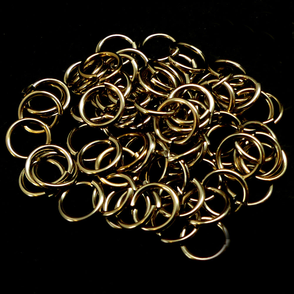 Anneau 16G / 9 mm - Champagne (20 pces)