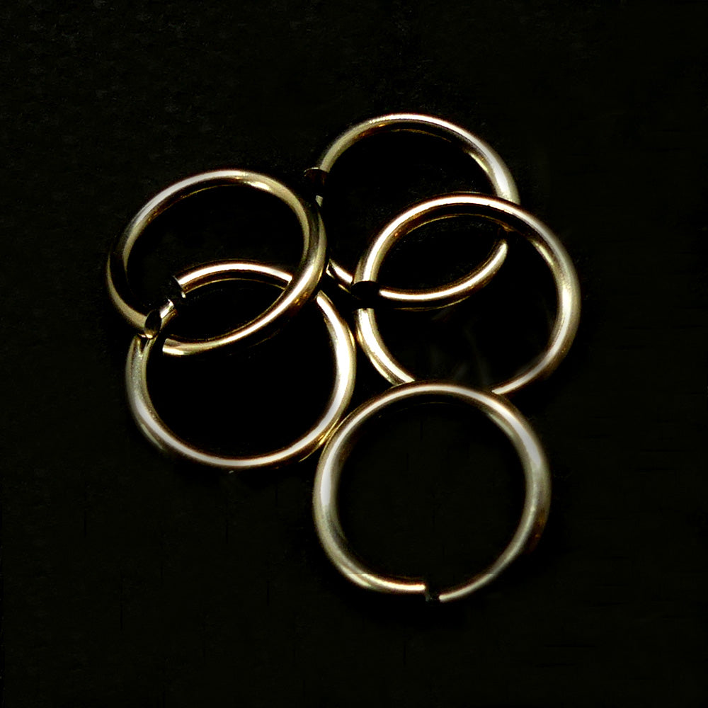 Anneau 16G / 9 mm - Champagne (20 pces)