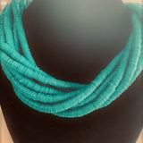 Perles Heishi - Pétrole  (5 g ~100 pces)