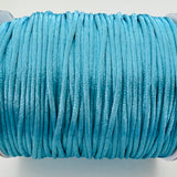 Cordon de Nylon - Bleu lagon 2 mm (au mètre)