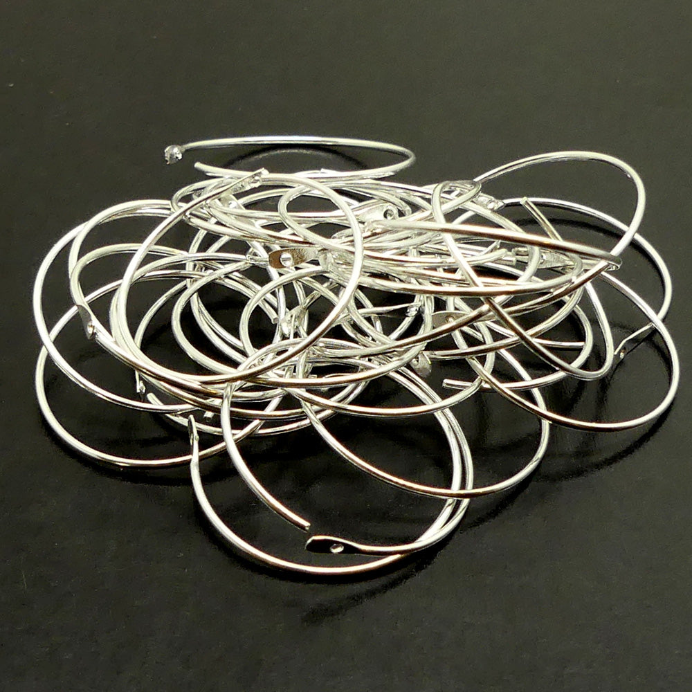 Créole argent 20 mm (par paire)