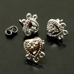 Clou Coeur argent - chandelier 3 (par paire)