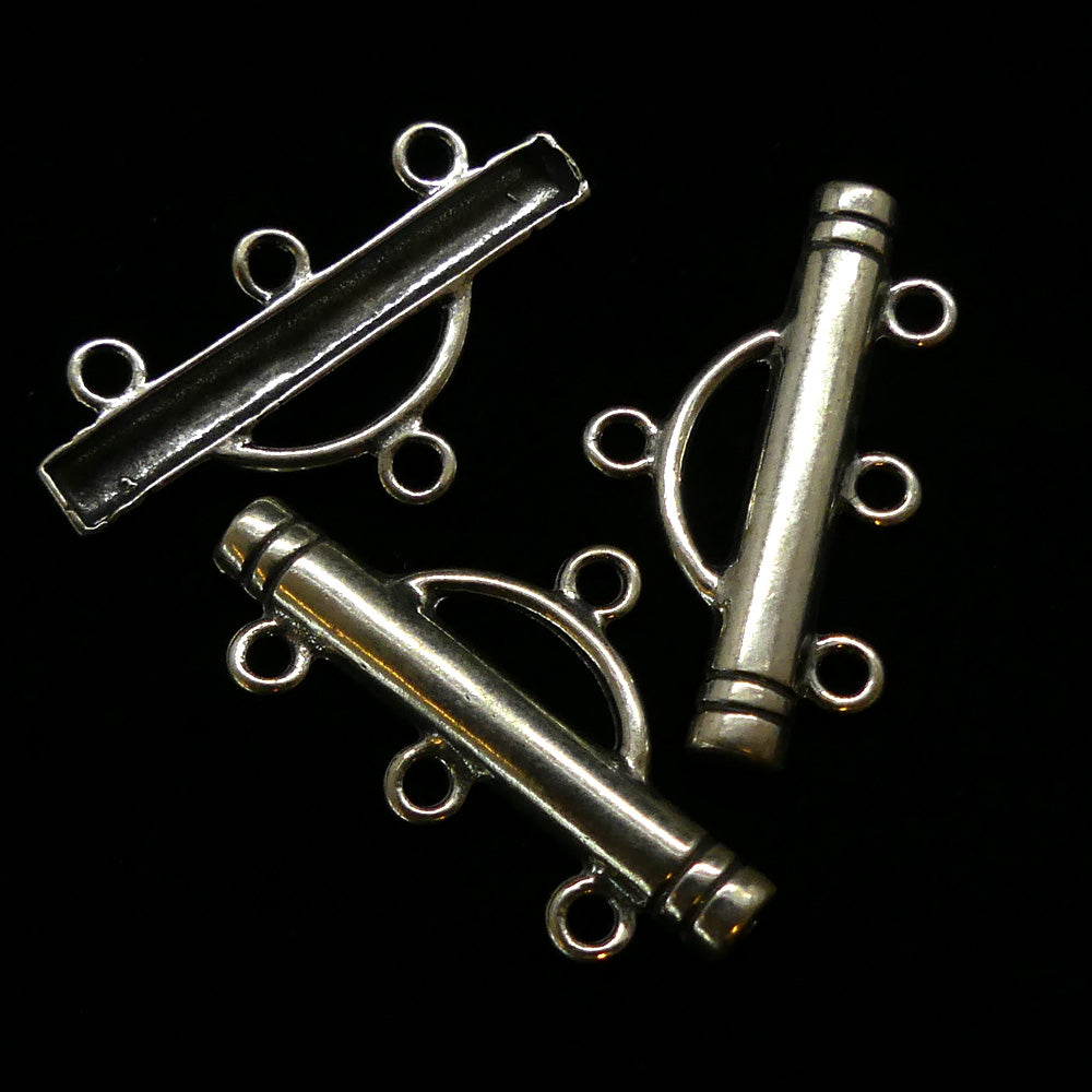 Chandelier Tige 1:3 en métal argenté ancien (à la pièce)