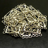 Chandelier-connecteur Rectangle 3:3 métal argenté antique (à la pièce)