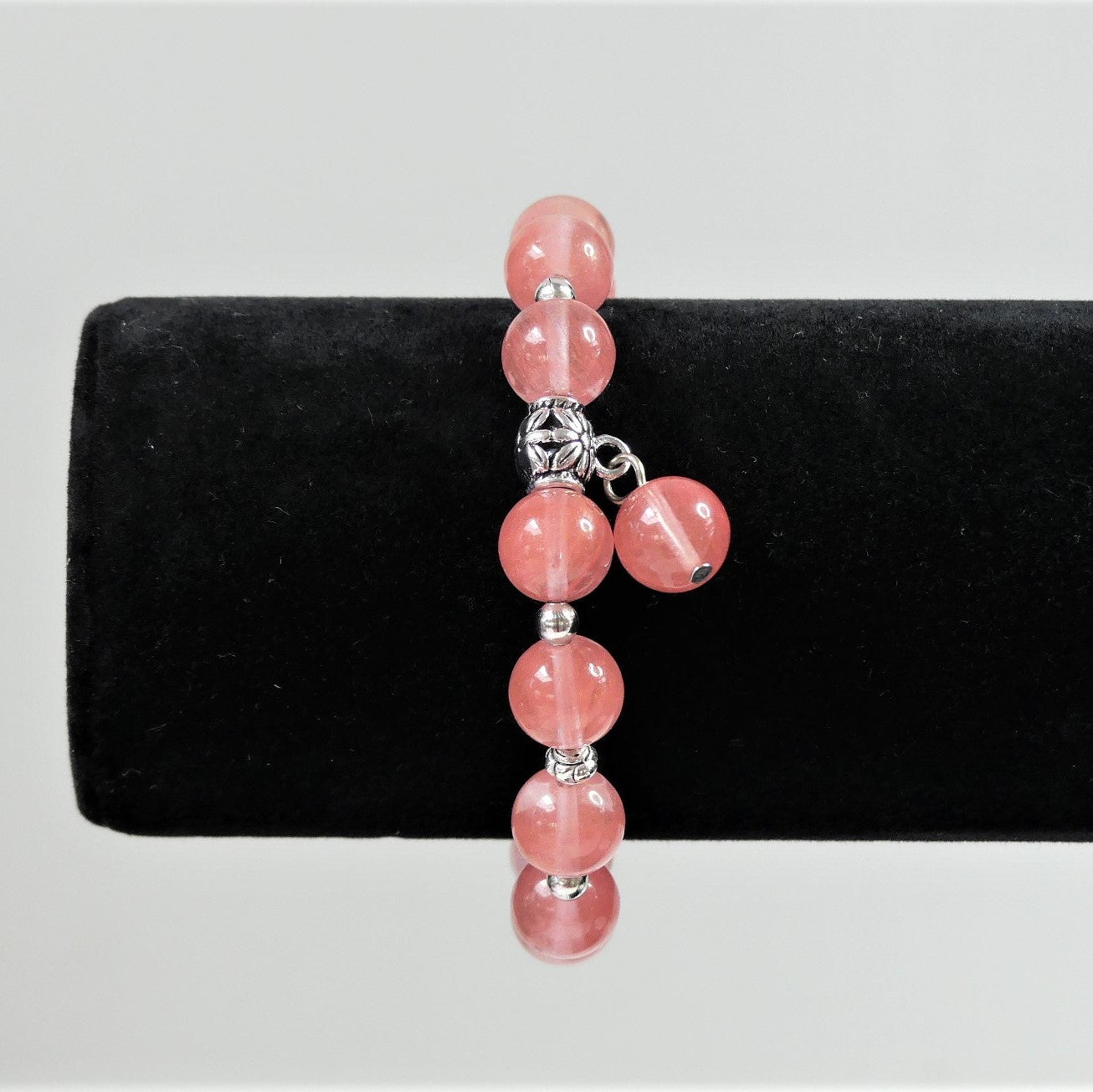 Bracelets de perles roses (1 pce)