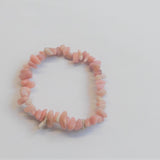 Bracelets extensibles en perles d'Opale Rose naturelle (1pièce)