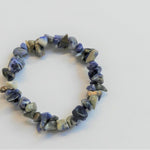 Bracelets extensibles en Perles de Sodalite naturelles - 1 pièce