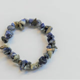 Bracelets extensibles en Perles de Sodalite naturelles - 1 pièce