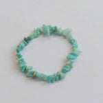 Bracelets extensibles en perles d'amazonite naturelle - 1 pièce