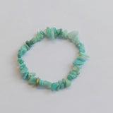 Bracelets extensibles en perles d'amazonite naturelle - 1 pièce