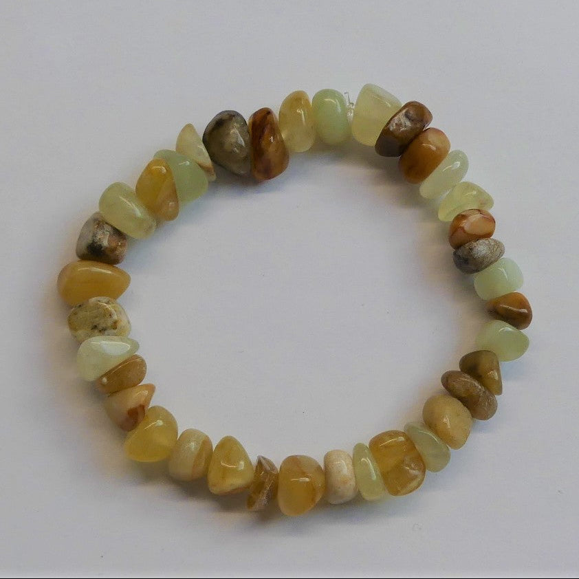 Bracelets extensibles Perles Jade Xinyu naturel - 1 pièce