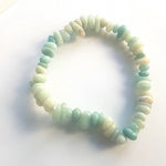 Bracelet extensible - Aigue-marine 1 pce