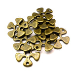 Charms - Fleur bronze 19 mm (1 pce)