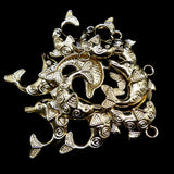 Charms - Dauphin doré rose (1 pce)