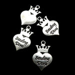 Charms - Coeur "Beading Diva" (1 pce)