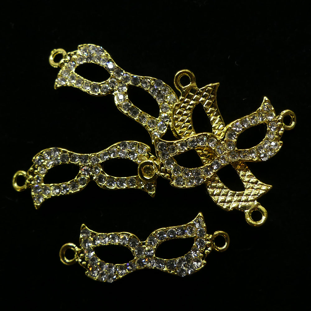 Liens - Masque charme doré (1pce)