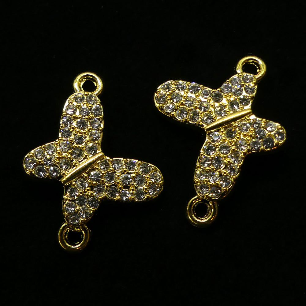 Liens - Papillon charme doré (1pce)