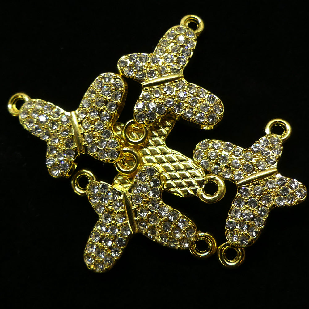 Liens - Papillon charme doré (1pce)