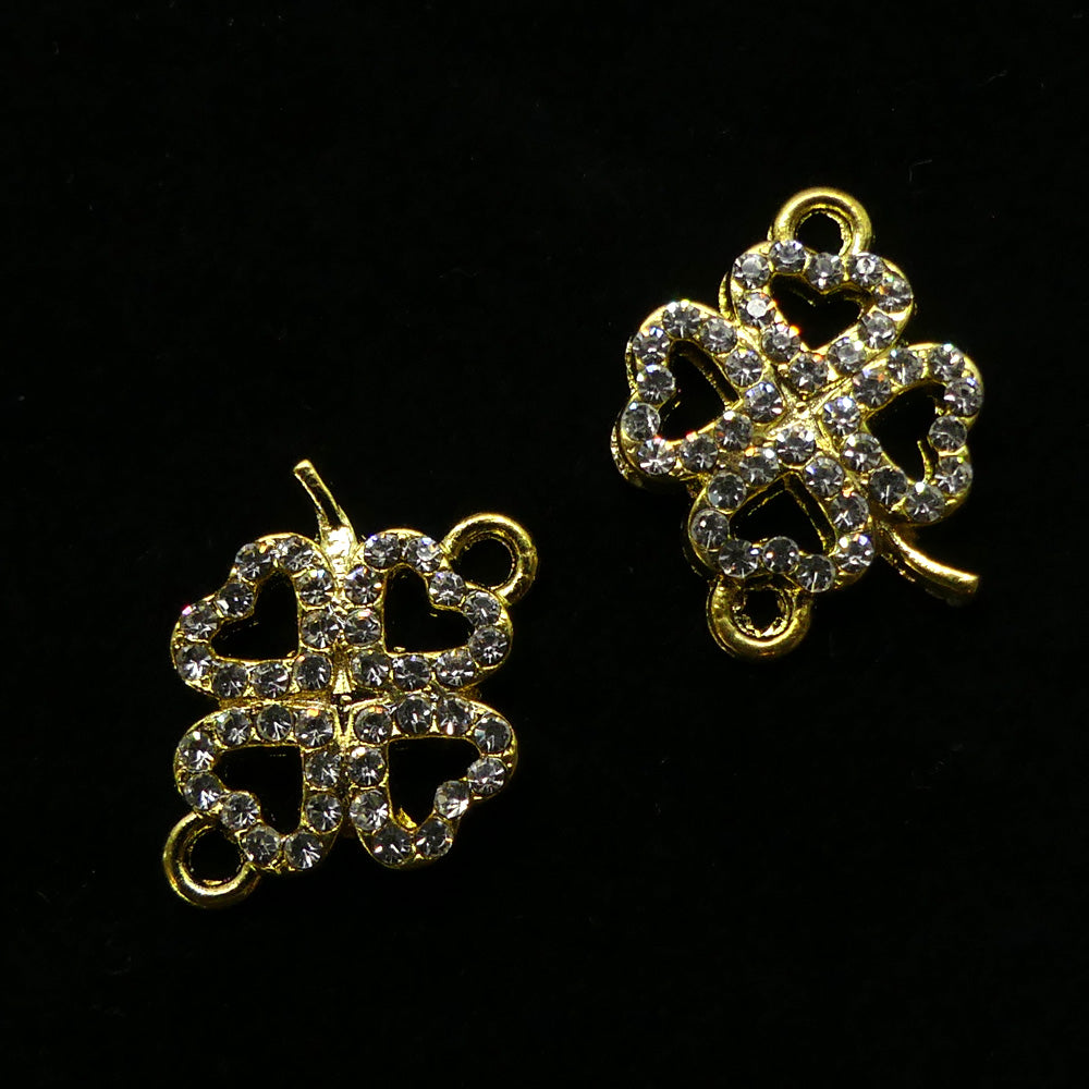 Liens - Trèfle charme doré (1 pce)