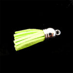 Pompon en cuir Vert (1 pce)