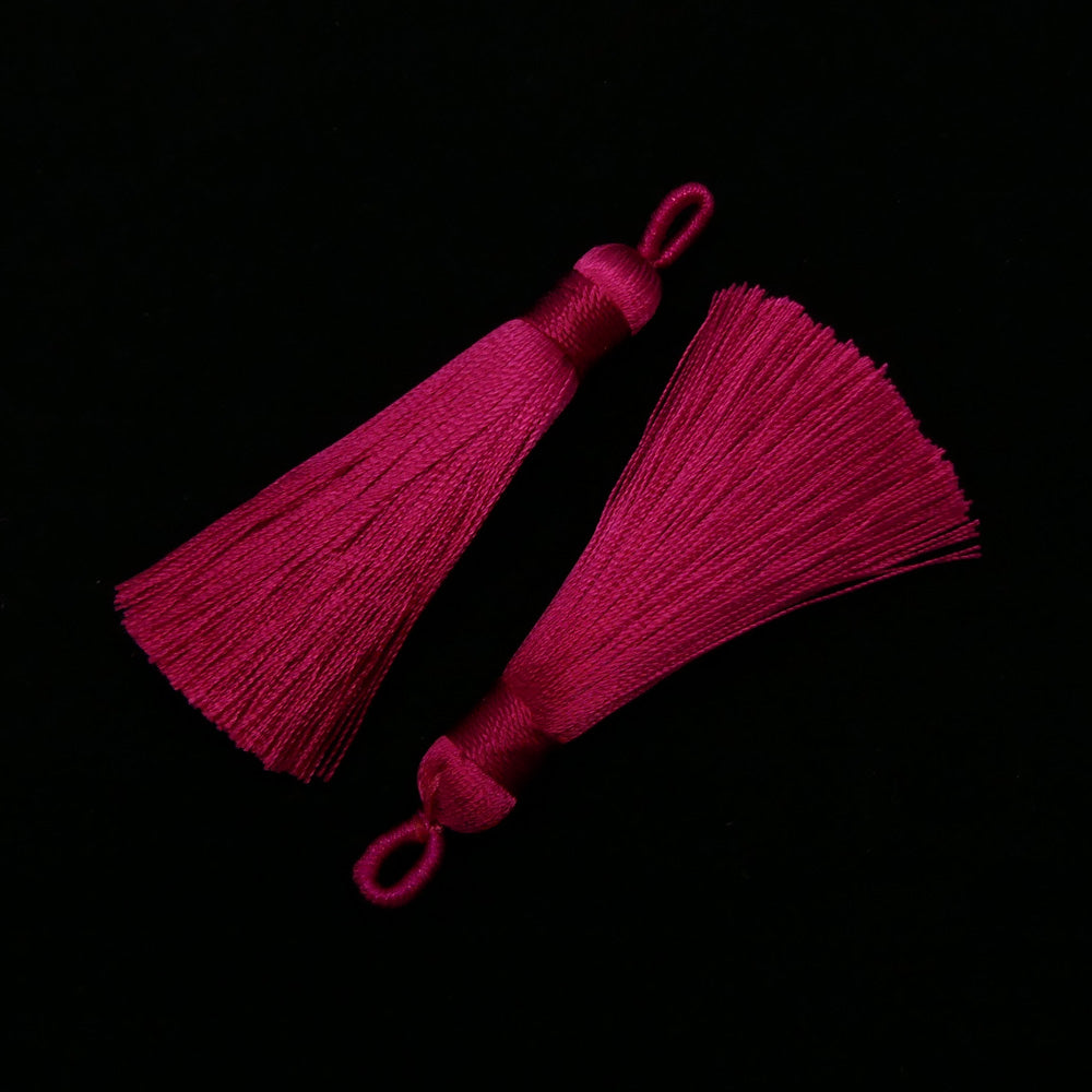 Pompon - Rose foncé (1 pce)