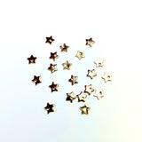 Chams en  acier inoxydable, étoiles, or (10 pces)