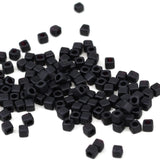 Perle carrée Miyuki - Noir Mat  (1.8mm)