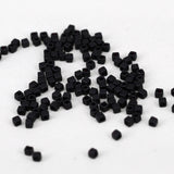 Perle carrée Miyuki - Noir Mat  (1.8mm)