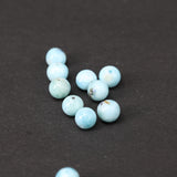 Ronde 6- Larimar naturelle (10 pces)