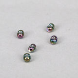 Perle de Crystal Miyuki Berry Transparent Gray Rainbow Luster (4)