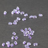 Perle de Crystal Miyuki Berry Scintillante doublée de violet (4g)