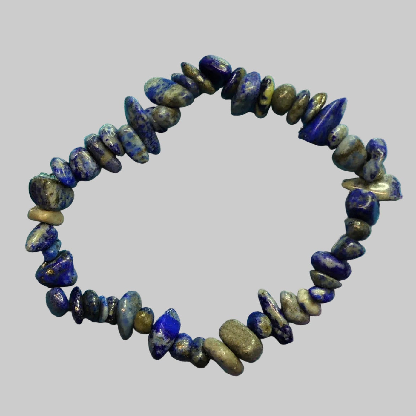 Bracelet Extensible en Perles de Lapis-Lazuli naturel - 1 pièce 
