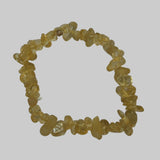 Bracelet extensible en perles de pierre mélangées naturelles et synthétiques - Citrine - 1 pièce