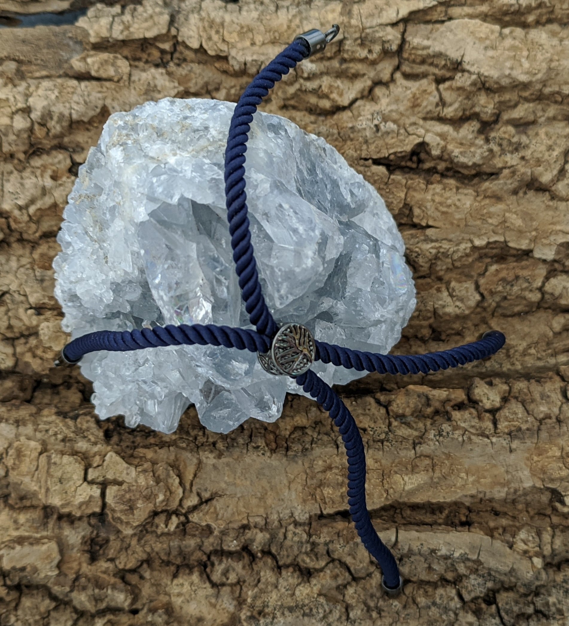 Bracelet en nylon - Bleu Marin (1 pce)