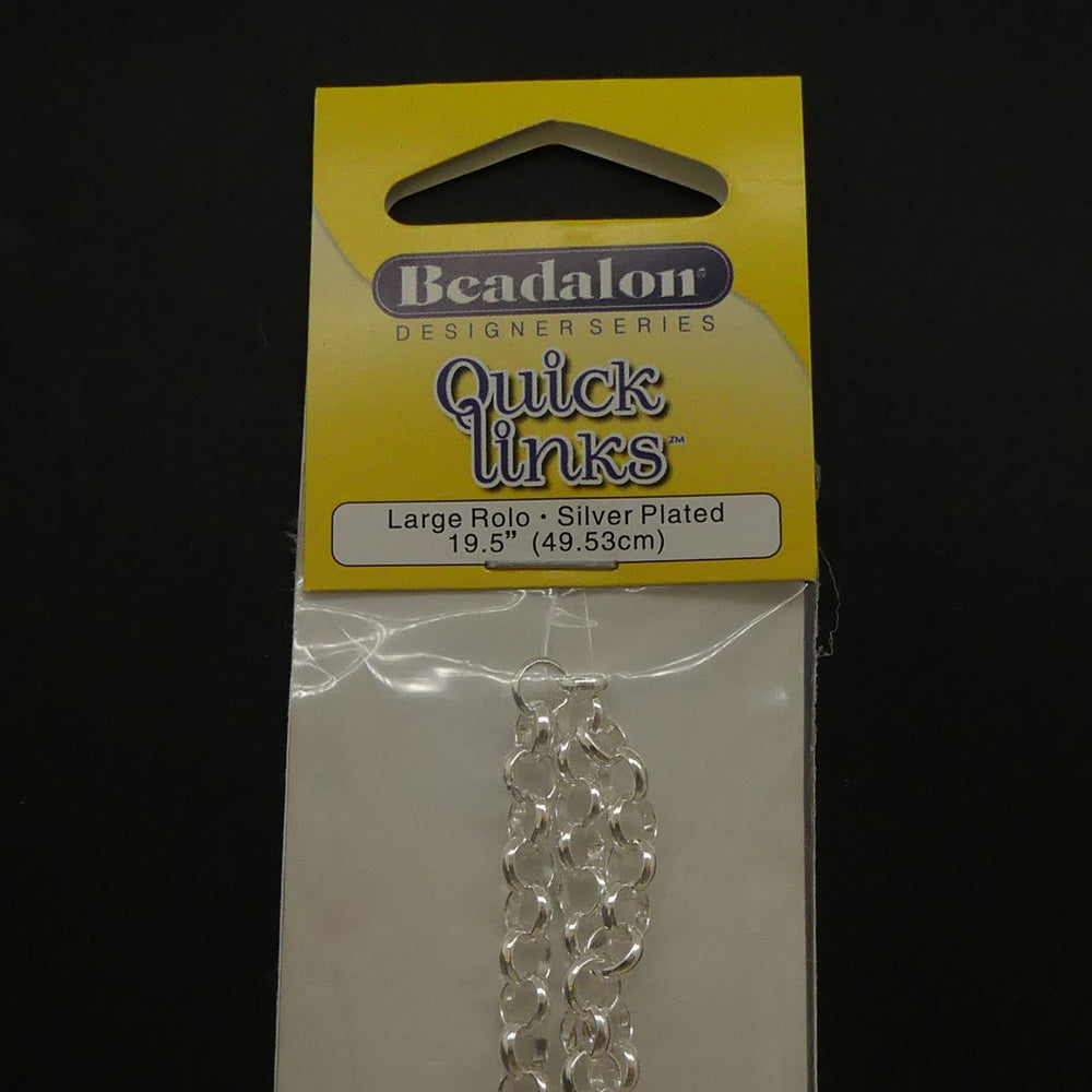 Chaîne Beadalon argentée, longueur 69 cm