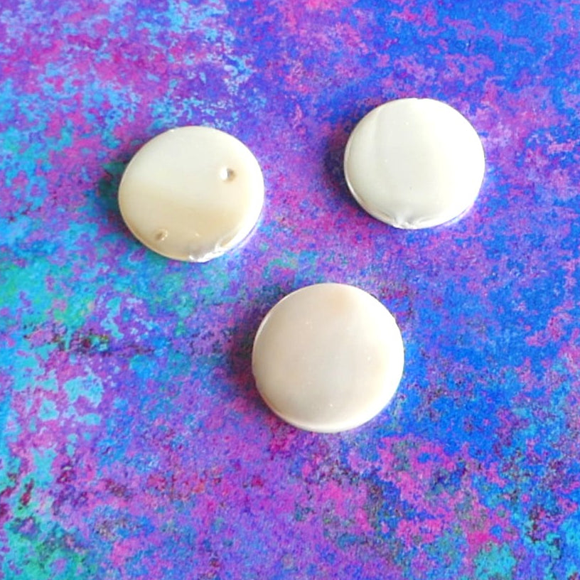 Perle de coquille   Blanc - 3 pces