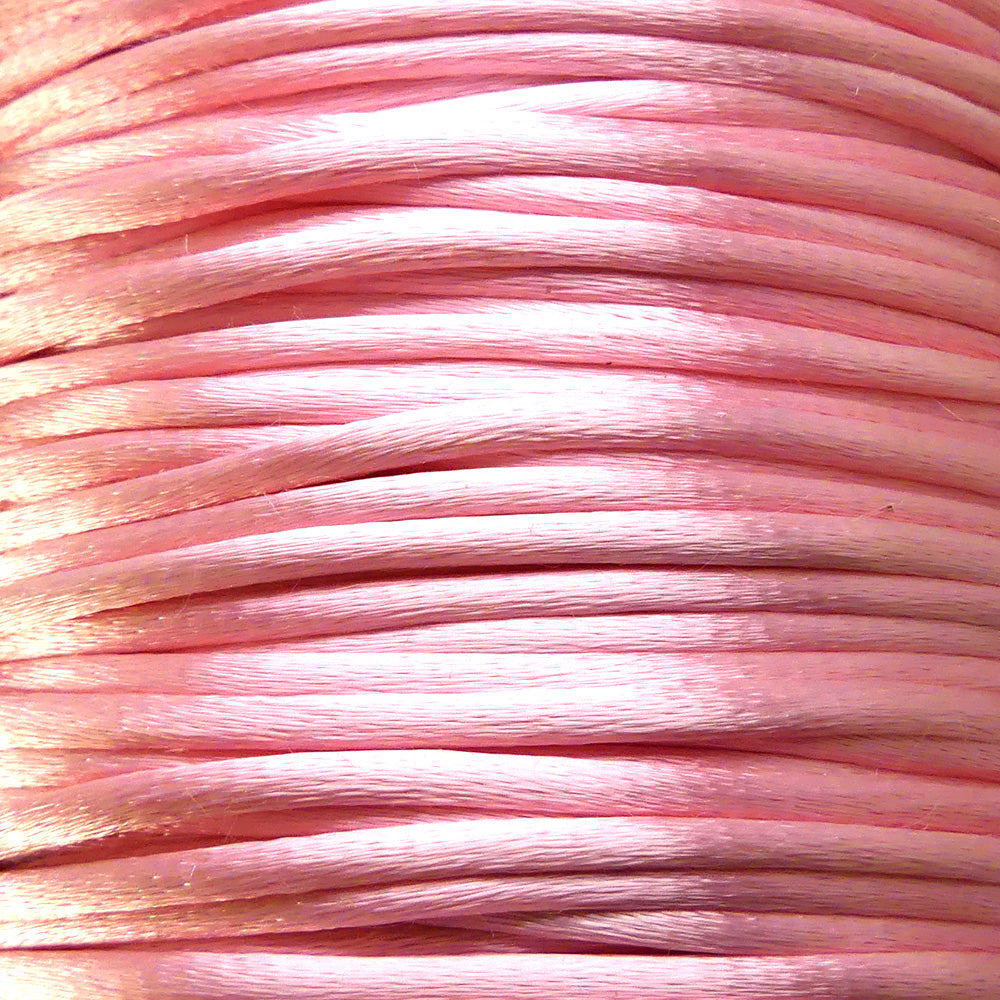 Cordon de satin - Rose 3 mm (3 mètres)
