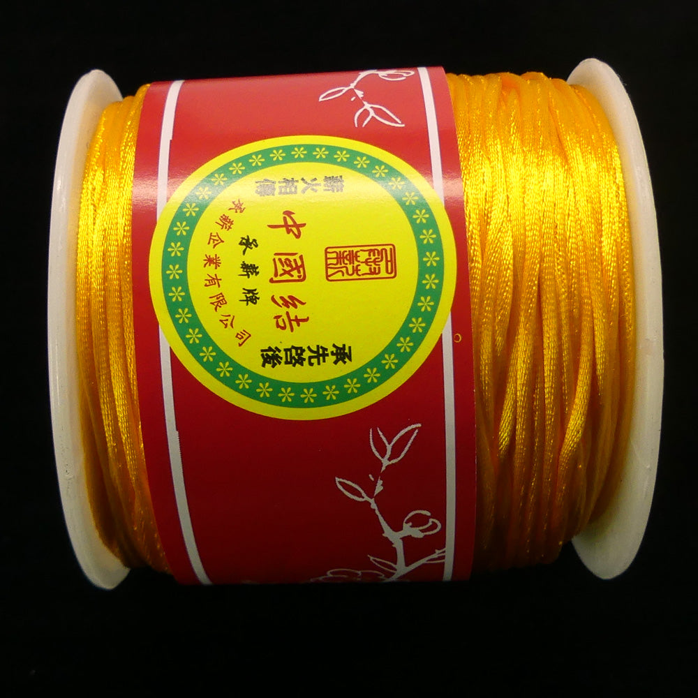 Cordon de nylon - Orange 1 mm (au mètre)