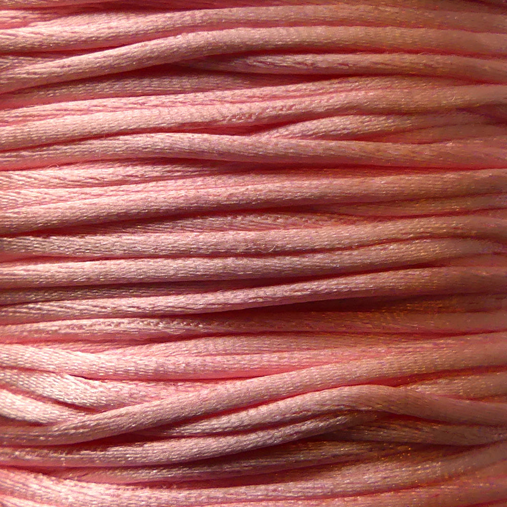 Cordon de nylon - Rose 1 mm (au mètre)