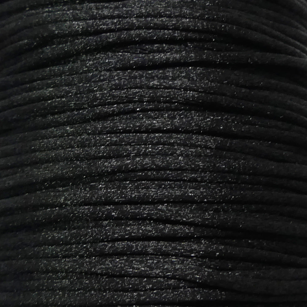 Cordon de nylon - Noir 1 mm (au mètre)