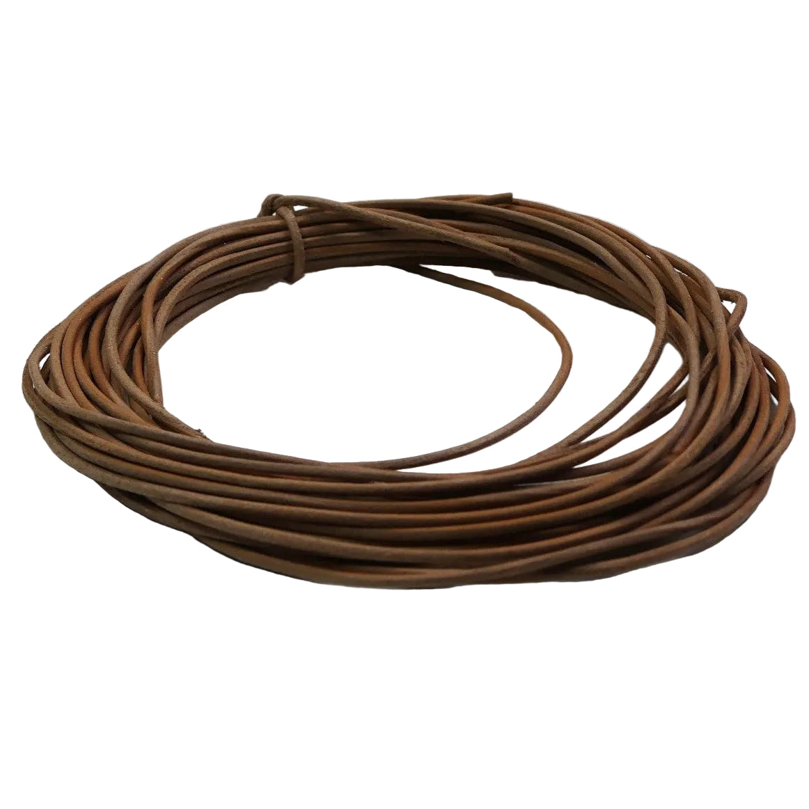 Cordon en cuir indien naturel de 5 mètres - (1 pièce)