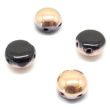 Preciosa Candy 8 - Opaque noir Or Capri Half (20 pces)