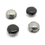 Preciosa Candy 8 - opaque noir Chrome Half (20 pces)