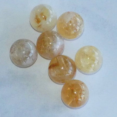 Ronde 10 -  Citrine naturelle (5 pces)