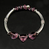 Tube courbé en laiton argenté orné (2 pces)