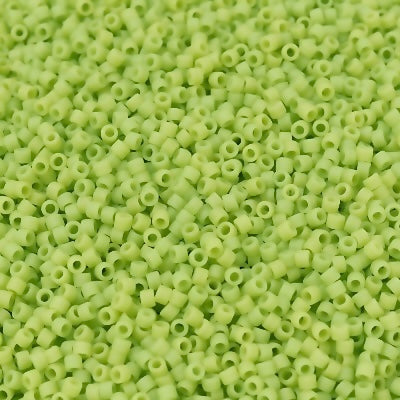 Delica 11 - Chartreuse mat opaque (4 g)