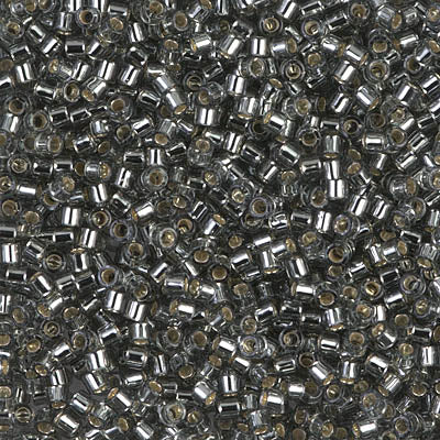 Delica 10 - Perle de verre - Argenté (4 g)