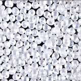 Goutte Miyuki Perle Cristal Transparent Mat AB (3.4mm)